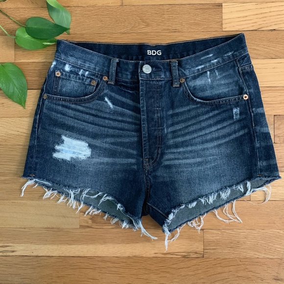 BDG Pants - Urban Outfitters | BDG High Rise Distressed Shorts